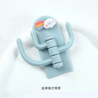 Δημιουργικοί αυτοκόλλητοι γάντζοι για παλτό Πλαστικοί γάντζοι τοίχου κατοικίδιων ζώων για κρεμαστές τσάντες κλειδιού Πετσέτα καπέλων Χαριτωμένοι αυτοκόλλητοι γάντζοι για διακοσμήσεις τοίχου