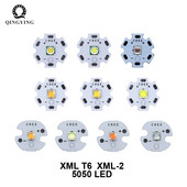 Didelio galingumo LED lustas 5W-10W cree XML T6 XML2 XM-L2 5050 16mm 20mm 3V 3.6V diodai žibintuvėlio dviračio automobilio priedams priekinė lempa