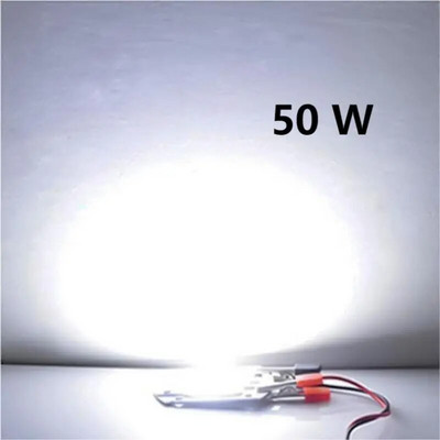 LED COB lempos karoliukai 50 W apšvietimas kintamosios srovės 220 V 240 V IP65 išmanusis IC be tvarkyklės „Pasidaryk pats“ prožektorius lauko mikroschema