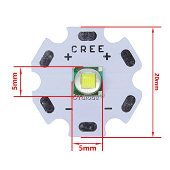 LED мъниста 3W 5W 10W 18W светлина 3V 6V XPE 5050 XML2 XHP50 T6 Студено бяла лампа Направи си сам за фенерче Фенерче Автомобилно осветление