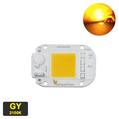 220 V 230 V 240 V Topla Bijela DOB AC COB Modul Led Čip 50 W Lampa Perle Punog spektra Reflektor za rasvjetu biljaka