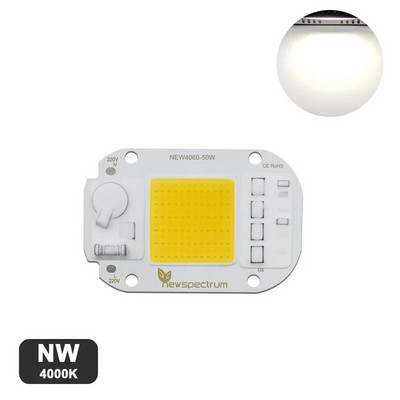 220 V 230 V 240 V Topla Bijela DOB AC COB Modul Led Čip 50 W Lampa Perle Punog spektra Reflektor za rasvjetu biljaka