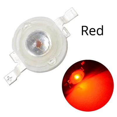10 kom 1W 3W velike snage LED čip svjetiljka žarulja 110-120LM bead line emiter dioda Bijelo Crveno Zeleno Plavo Žuto DIY Led svjetlo ukras