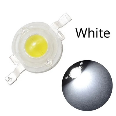 10 kom 1W 3W velike snage LED čip svjetiljka žarulja 110-120LM bead line emiter dioda Bijelo Crveno Zeleno Plavo Žuto DIY Led svjetlo ukras