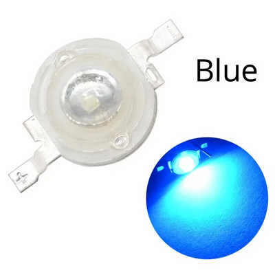 10 kom 1W 3W velike snage LED čip svjetiljka žarulja 110-120LM bead line emiter dioda Bijelo Crveno Zeleno Plavo Žuto DIY Led svjetlo ukras