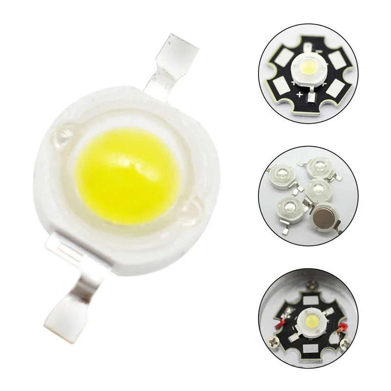 10 kom 1W 3W velike snage LED čip svjetiljka žarulja 110-120LM bead line emiter dioda Bijelo Crveno Zeleno Plavo Žuto DIY Led svjetlo ukras