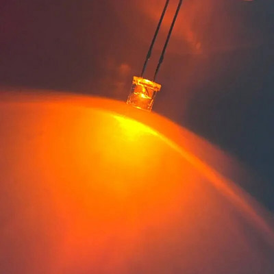 100 buc Min F5 5 mm Flat Top Alb Roșu Roz Galben Albastru Diodă de lumină cu unghi larg Apă Clear LED Bead Ultra Bright Bec Emitting Lamp