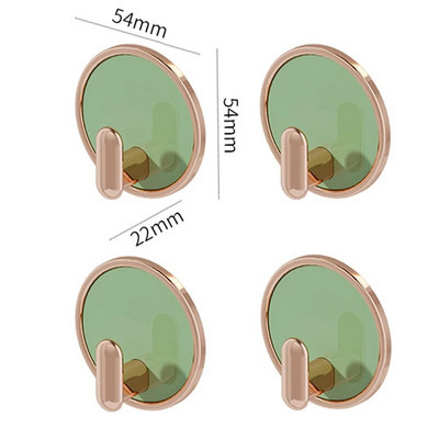 4 buc. cârlig circular pentru agățat pe perete cârlig puternic autoadeziv pentru haine de baie cârlig pentru umeraș pentru chei accesoriu pentru organizare bucătărie