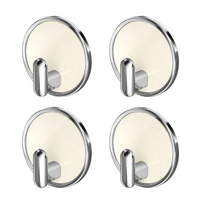 4 buc. cârlig circular pentru agățat pe perete cârlig puternic autoadeziv pentru haine de baie cârlig pentru umeraș pentru chei accesoriu pentru organizare bucătărie