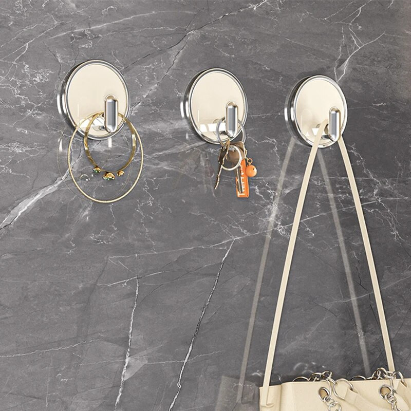 4 buc. cârlig circular pentru agățat pe perete cârlig puternic autoadeziv pentru haine de baie cârlig pentru umeraș pentru chei accesoriu pentru organizare bucătărie