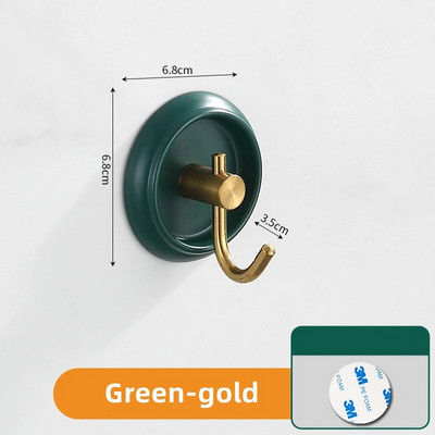 Kuka od nehrđajućeg čelika Luksuzna kreativna ljepljiva kuka bez probijanja Kupaonica WC preko vrata Zidna vješalica za ogrtač Zidna kuka Kuka za kaput