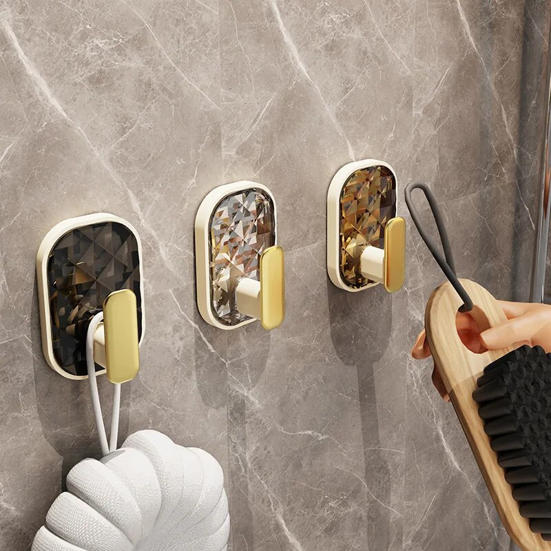 Samoljepljiva zidna kuka od 4 komada, jaka bez bušenja, torba za kaput, kupaonska kuhinjska vješalica za ručnike, kuke za kućnu pohranu