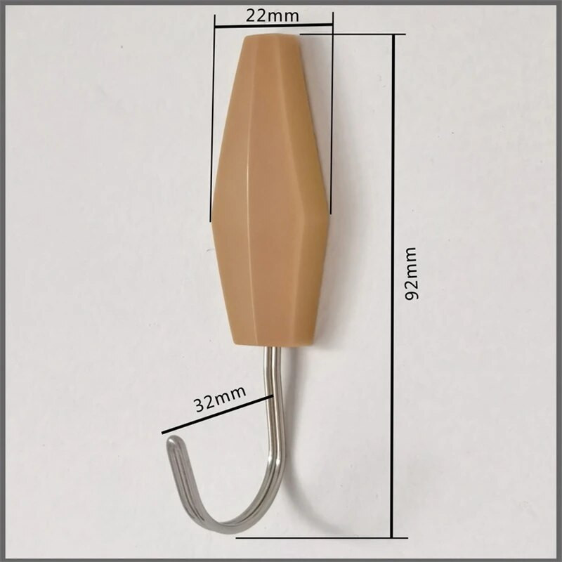 Kuka od nehrđajućeg čelika Zidni stalak za odjeću Torba Držač ključeva Kućna pohrana predmeta Organizator Kuhinjski dodaci Kupaonski gadgeti