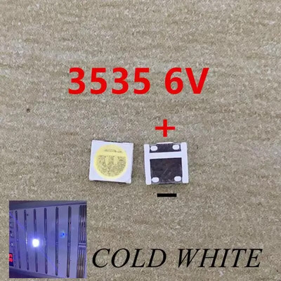 50-100Pcs Για οπίσθιο φωτισμό τηλεόρασης led 2835 3030 3535 3V 6V 1W 3W κιτ ηλεκτρονικών led για επισκευή τηλεόρασης lcd Δροσερό κρύο λευκό