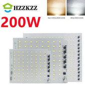 220V High Lumen 200W SMD2835 LED Chip Matrix LED COB 10W 20W 30W 50W Világítási kiegészítőkhöz Spotlámpa Floodlight LED izzó DIY