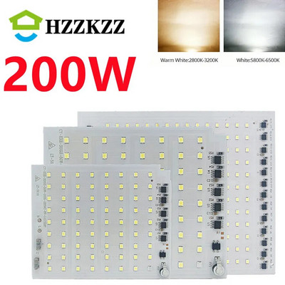 220V High Lumen 200W SMD2835 LED Chip Matrix LED COB 10W 20W 30W 50W Apgaismojuma piederumiem Prožektors Prožektors LED spuldze DIY