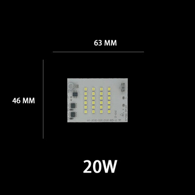 220V High Lumen 200W SMD2835 LED Chip Matrix LED COB 10W 20W 30W 50W Világítási kiegészítőkhöz Spotlámpa Floodlight LED izzó DIY