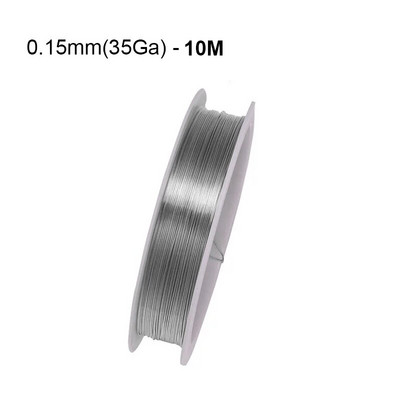 1 vnt. 0,1–2,0 mm aukštos temperatūros viela, karščiui atspari nichromo viela, bendros paskirties atraminė viela rankdarbiams skirta viela (ilgis 1/5/10 M)