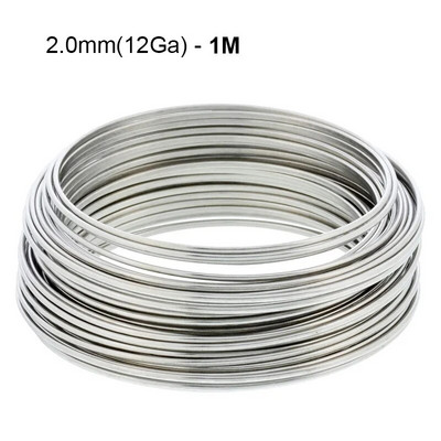 1 vnt. 0,1–2,0 mm aukštos temperatūros viela, karščiui atspari nichromo viela, bendros paskirties atraminė viela rankdarbiams skirta viela (ilgis 1/5/10 M)