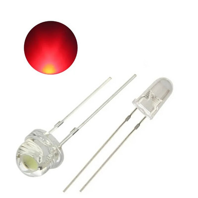 LED 5V 12v 5mm 3mm perla SMD f5 f3 šešir/okrugla svjetiljka dip led USB auto svjetlo bijelo crveno zeleno plavo žuto čip 10 kom