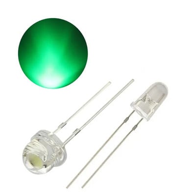 LED 5V 12v 5mm 3mm perla SMD f5 f3 šešir/okrugla svjetiljka dip led USB auto svjetlo bijelo crveno zeleno plavo žuto čip 10 kom