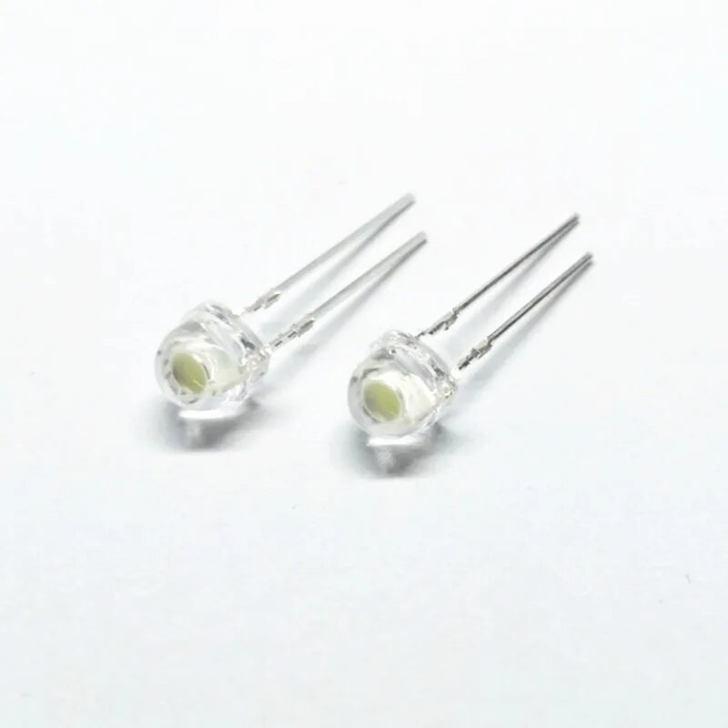 LED 5V 12v 5mm 3mm perla SMD f5 f3 šešir/okrugla svjetiljka dip led USB auto svjetlo bijelo crveno zeleno plavo žuto čip 10 kom
