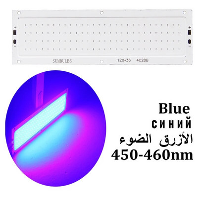 SUMBULBS 16W 1600LM COB LED szalag 120x36mm DC 12V bemenet barkácsolás autólámpákhoz munkalámpák otthoni izzók bár COB chipek
