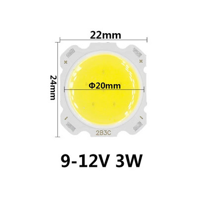 10 tk palju 3W 5W 7W 10W LED COB lambipirn pardal 250mA led dioodid Suure võimsusega LED-valgusti kohtvalgusti allvalgusti lambid isetegemine