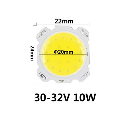 10 tk palju 3W 5W 7W 10W LED COB lambipirn pardal 250mA led dioodid Suure võimsusega LED-valgusti kohtvalgusti allvalgusti lambid isetegemine