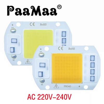 Acquista 2024 LED COB Lampada Bead 10W 20W 30W 50W AC 220V 240V