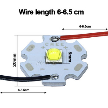 LED 10W High Power XML T6 XML2 XM-L2 5050 Bead Diodes 3V 3.7V With Cable Wire For Flashlights Ανταλλακτικά ποδηλάτου Αξεσουάρ αυτοκινήτου Κεφαλή