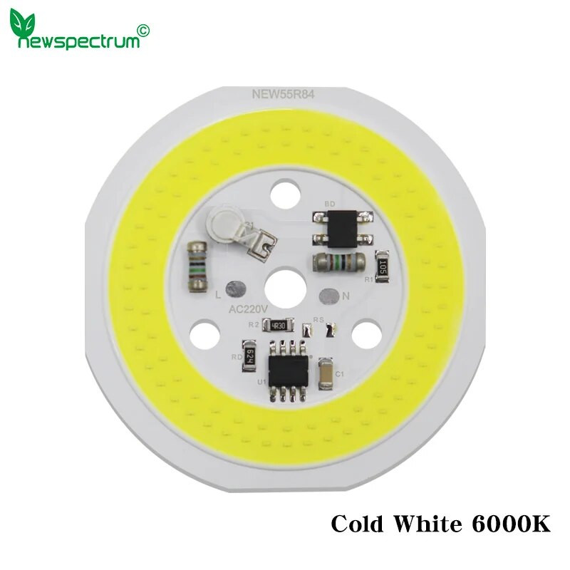 DOB LED čip Nema potrebe za pokretačkim programom COB AC 220V 9W 12W 15W Visoka svjetlina Ušteda energije za DIY reflektore Čipovi reflektora