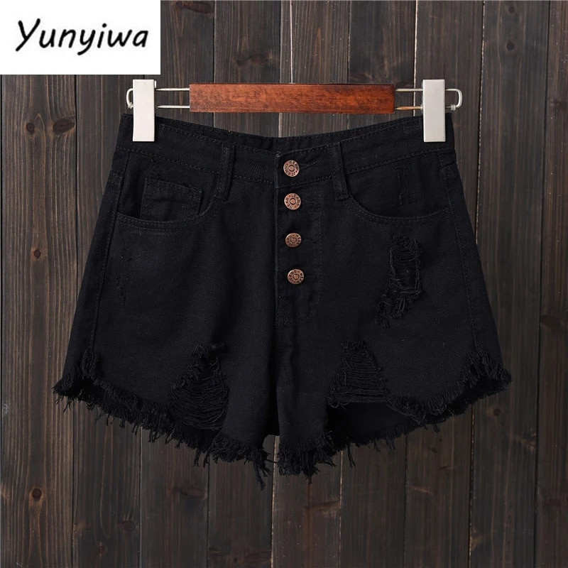 Lühikesed püksid Teksad Suvised Naiste Teksapüksid Kõrge vöökohaga vabaaja lühike Femme Plus Size 6XL Auk Seksikad Naiste Kuumad lühikesed püksid Mujer