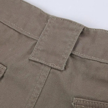 Ίσιο σορτς Cargo Γυναικεία μόδα Αμερικάνικη ρετρό απλή αναψυχή All-match ζεστό καλοκαίρι Streetwear Τσέπες στη μέση της μέσης Σχεδιαστές