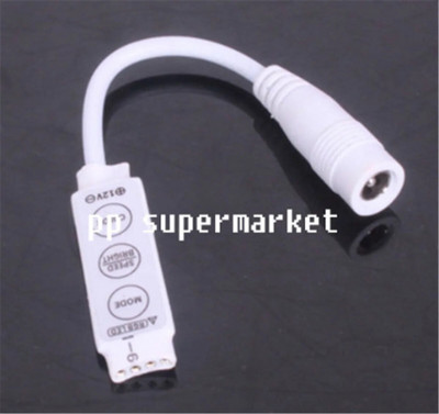 LED valdiklis 44 klavišai LED IR RGB valdiklio dėžutė 1–2 Valdiklis IR nuotolinis reguliatorius DC12V, skirtas RGB 3528 5050 LED juostiniams žibintams