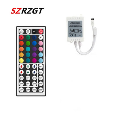 Dodaci za LED trake Svjetlo 24 tipke 44 tipke RGB Daljinski upravljač 12 V US UK EU 2A / 5A Adapter napajanja za 5050 3528 2835