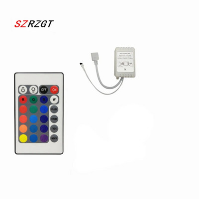 Dodaci za LED trake Svjetlo 24 tipke 44 tipke RGB Daljinski upravljač 12 V US UK EU 2A / 5A Adapter napajanja za 5050 3528 2835