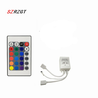 Dodaci za LED trake Svjetlo 24 tipke 44 tipke RGB Daljinski upravljač 12 V US UK EU 2A / 5A Adapter napajanja za 5050 3528 2835