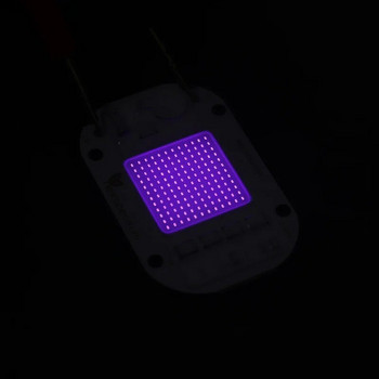 UV LED чип 50W модул Ултравиолетови мъниста Лампови чипове 20W 30W 395nm лилаво за втвърдяване на светлина Пейзаж Чип за улично Направи си сам осветление