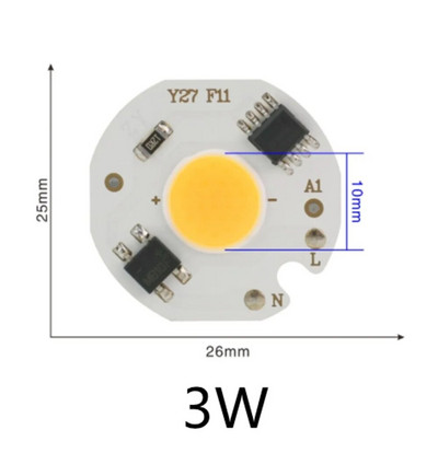 LED COB Chip 10W 20W 30W 50W 220V Smart IC Nincs szükség meghajtóra 3W 5W 7W 9W LED izzólámpa Flood Light Spotlight Diy Lighting