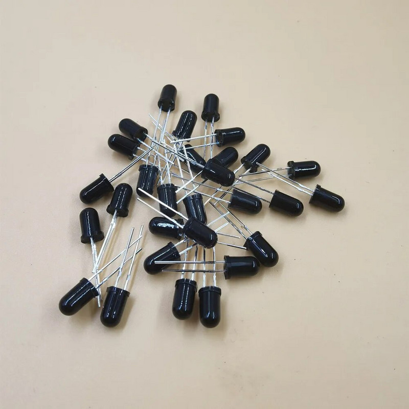 3 mm-es 5 mm-es IR LED kibocsátó dióda 850 nm 940 nm emitter vevő infravörös adó fototranzisztor fotodióda láthatatlan barkács PCB