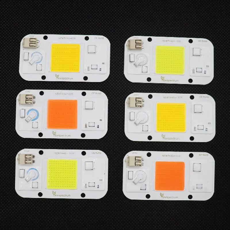 AC COB Lituojamas be tvarkyklės LED 220 V lustas 50 W UV 395 nm 110 V diodas DOB LED Be tvarkyklės 20 W 30 W kietėjimo lempos prožektorių mikroschema COB