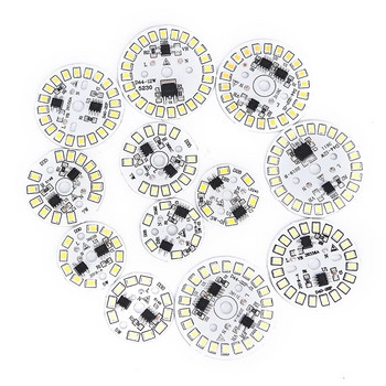 Λάμπα LED 220V Patch Λάμπα SMD Plate Circular Module Πλάκα πηγής φωτός για φως λαμπτήρα