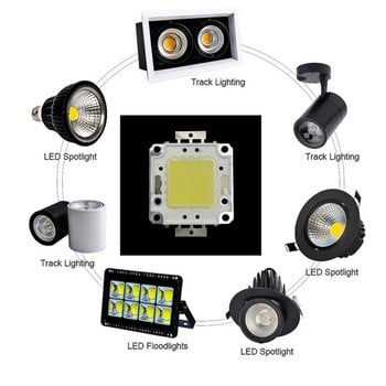 10W 20W 30W 50W 100W LED чип мъниста за лампа DC 9-12V 30-36V COB LED чип с вграден матричен диод перли за Направи си сам прожектор прожектор