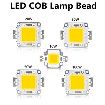 10W 20W 30W 50W 100W 100W Λάμπα LED Chip Beads DC 9-12V 30-36V COB LED Chip Ενσωματωμένα Matrix Diode Beads για DIY Floodlight Spotlight