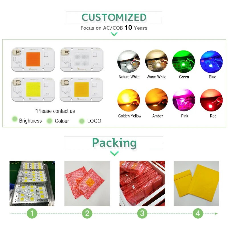 Driverless LED UV COB dióda 50w AC 110V lámpachip 395nm ultraibolya hatású, germicid fekete fényű LED chip 220V COB modulhoz