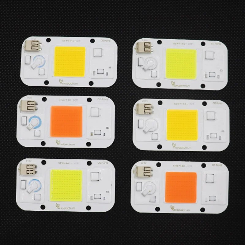 Driverless LED UV COB dióda 50w AC 110V lámpachip 395nm ultraibolya hatású, germicid fekete fényű LED chip 220V COB modulhoz