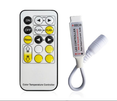 Led kontroler 24/44 tipke LED IR RGB kontroler kutija 1 do 2 kontroler IR daljinski prigušivač DC12V za RGB 3528 5050 LED trake svjetla