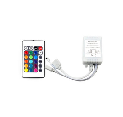 Led kontroler 24/44 tipke LED IR RGB kontroler kutija 1 do 2 kontroler IR daljinski prigušivač DC12V za RGB 3528 5050 LED trake svjetla