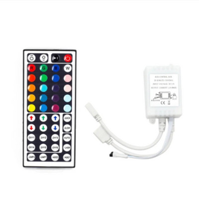 Led kontroler 24/44 tipke LED IR RGB kontroler kutija 1 do 2 kontroler IR daljinski prigušivač DC12V za RGB 3528 5050 LED trake svjetla